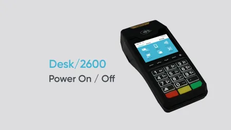 DESK/2600 - Power On/Off