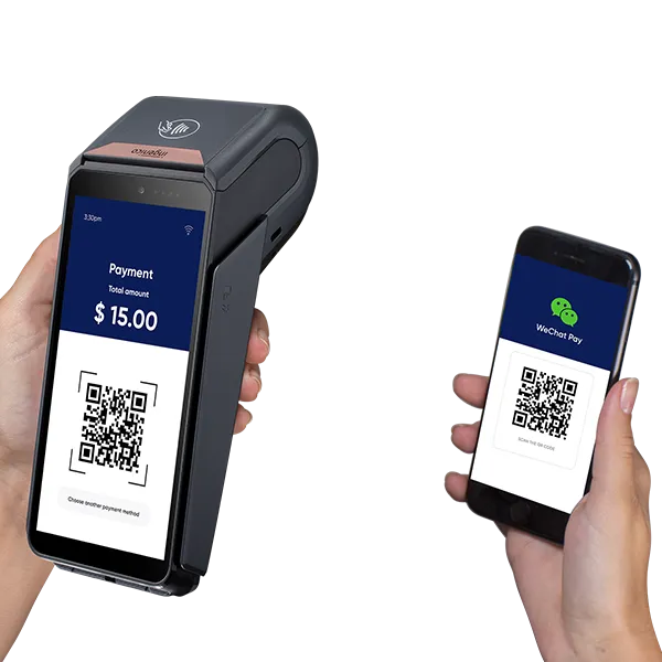 Ingenico Portable DX8000 QR code Payment