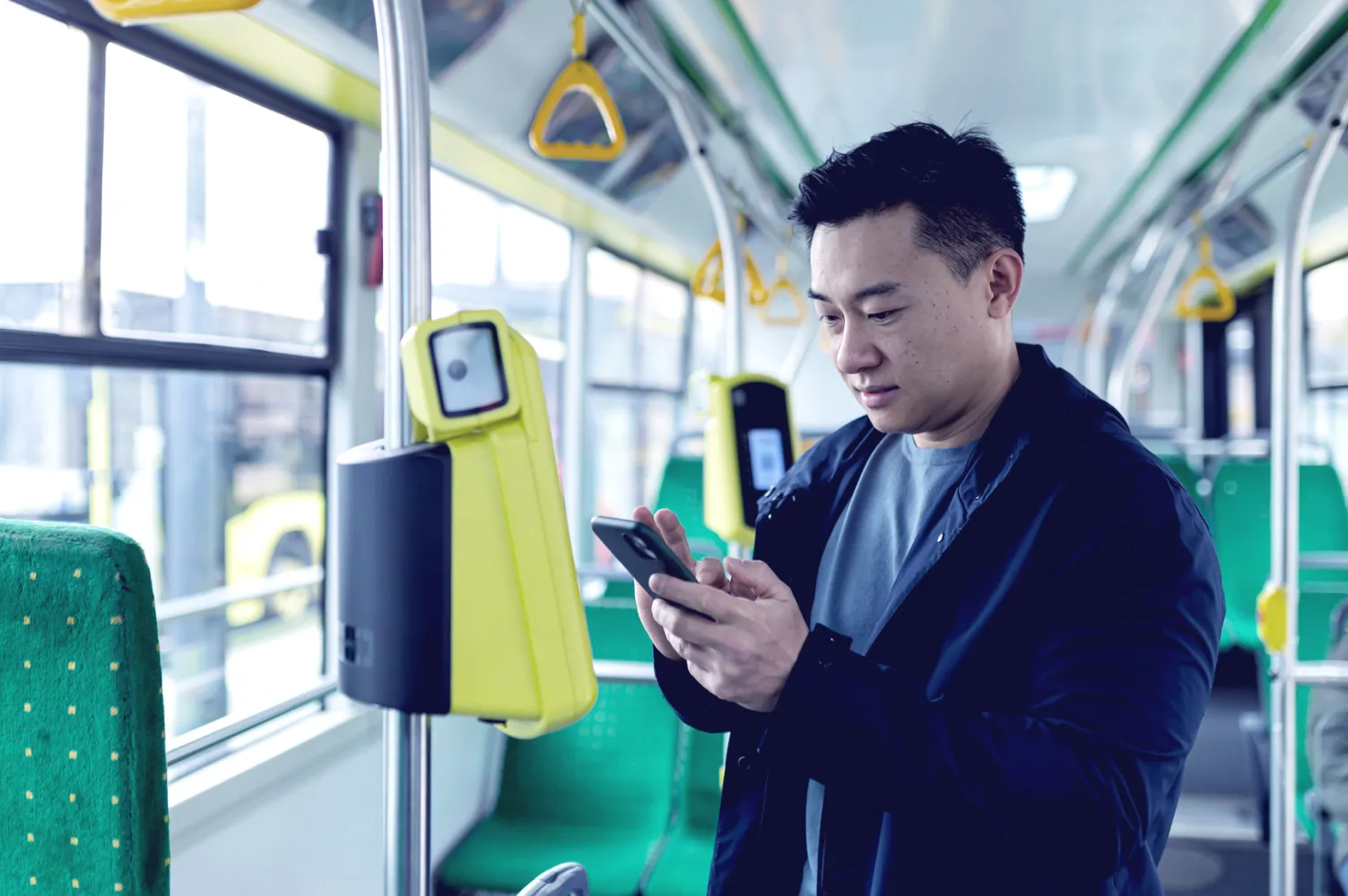 Self service payment readers for transportation